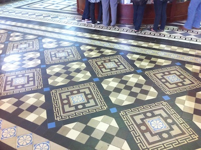 SAIGON'S BEAUTIFUL HANDMADE CEMENT TILE DISPLAYS