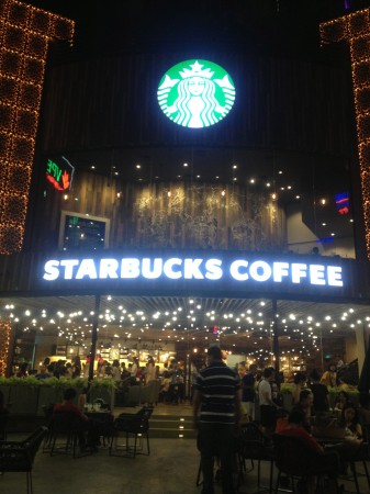 STARBUCKS Eating Saigon!